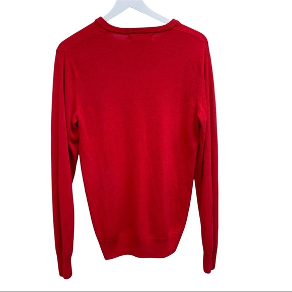 Us Polo‎ Assn Men's Red Sweater M - Picture 4 of 5